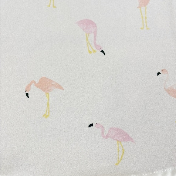 Torrid Flamingo Print Blouse With Button Down Back Size 2X - Picture 4 of 5